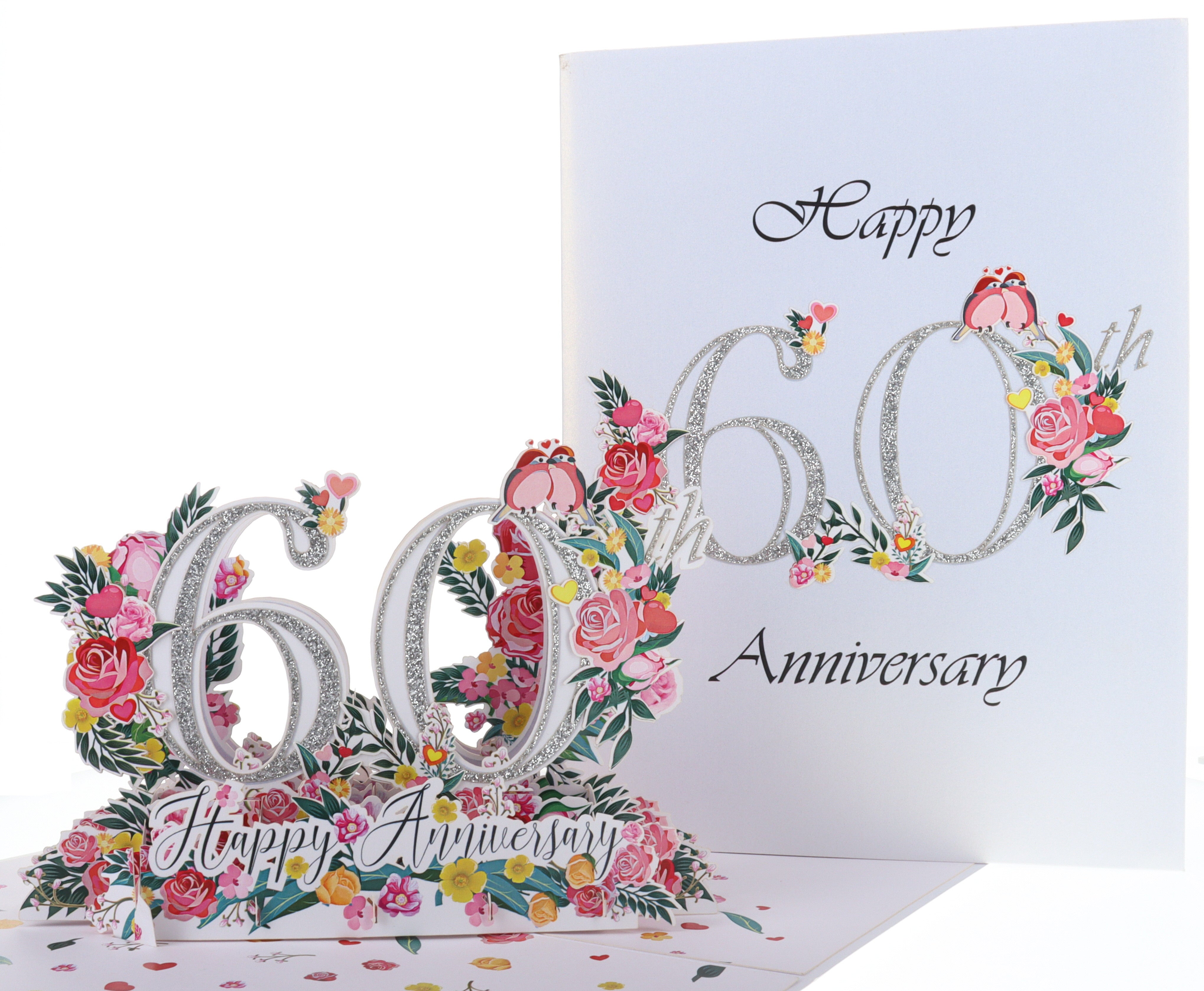 60th Anniversary Greeting Card for Sale by 4AllTimes