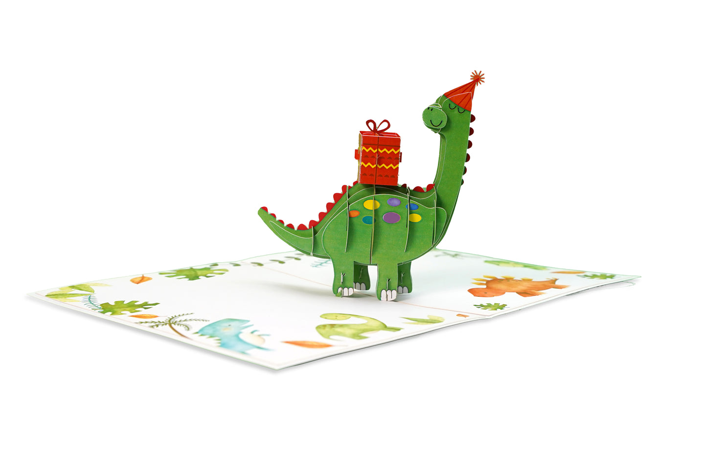 Dinosaur Birthday 3D Pop-Up Greeting Card