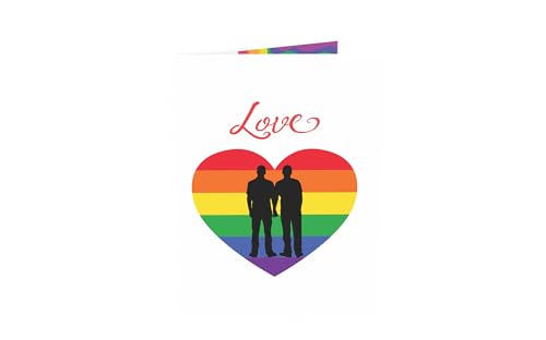 Gay Love 3D Pop Up Greeting Card