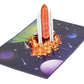 Space Shuttle Launch 3D Pop Up Greeting Card