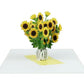 Garden Delight: Sunflower 3D Pop Up Greeting