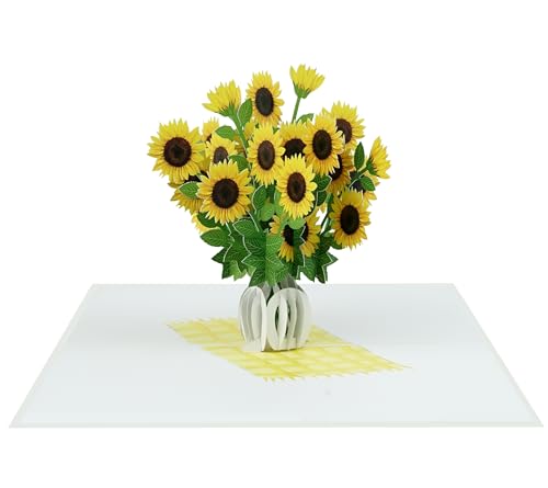 Garden Delight: Sunflower 3D Pop Up Greeting