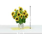 Garden Delight: Sunflower 3D Pop Up Greeting