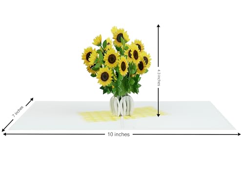 Garden Delight: Sunflower 3D Pop Up Greeting