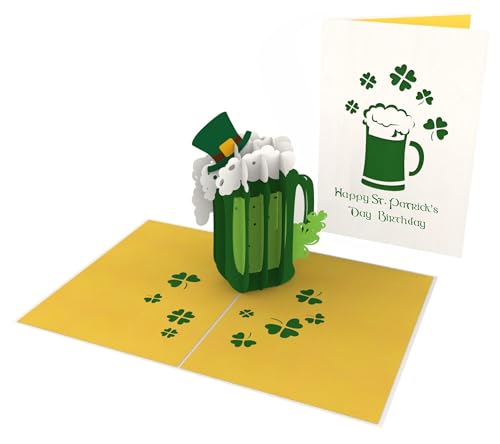 St. Patrick's Birthday 3D Pop Up Card