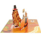 Thanksgiving Blessings with Corgi 3D Pop Up Card