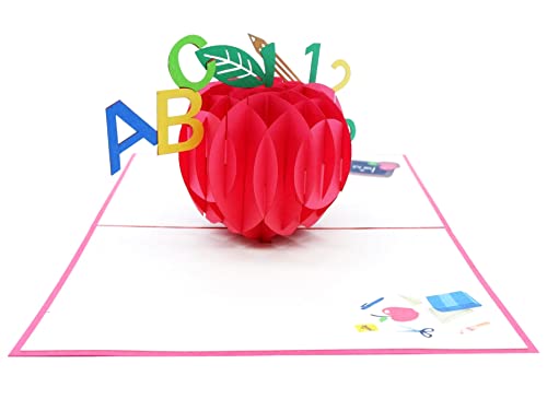 Best Teacher Ever 3D Pop Up Greeting Card