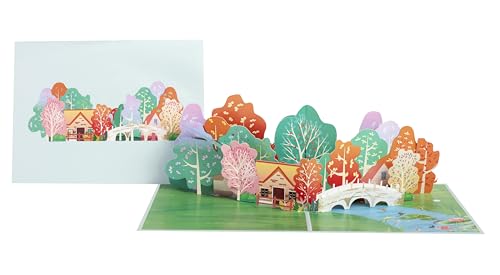 Cozy Countryside Home 3D Pop Up Card