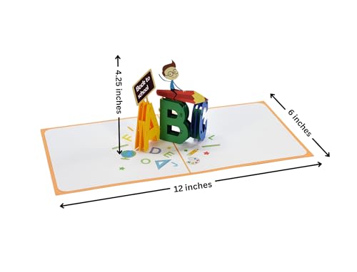 Welcome Back to School 3D Pop Up Greeting Card