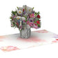 Nurse Appreciation Bouquet 3D Pop Up Card