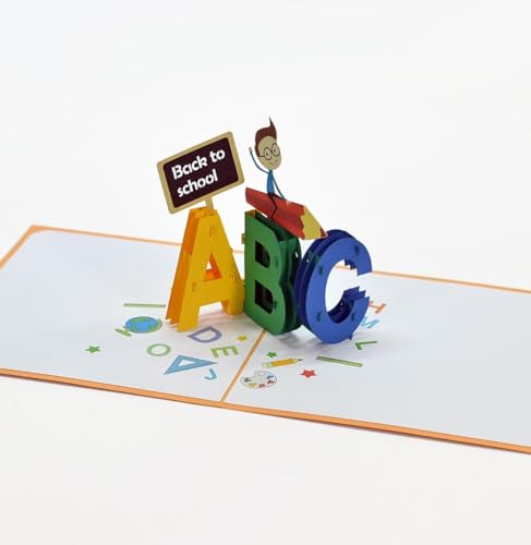 Welcome Back to School 3D Pop Up Greeting Card