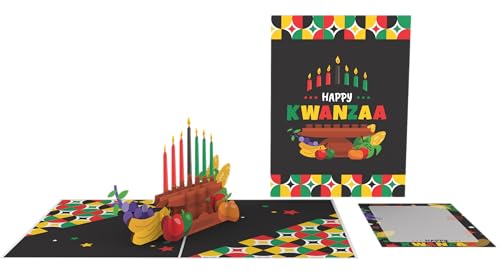 Kwanzaa Traditions: Kinara & Harvest 3D Pop Up Card