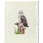 Majestic Owl 3D Pop-Up Greeting Card