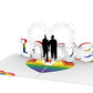 Gay Love 3D Pop Up Greeting Card