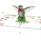 Inspirational Elegant Hummingbird 3D Pop Up Happy Mother's Day Greeting Card