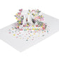 Happy 70th Milestone Anniversary 3D Pop Up Greeting Card