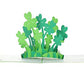 St. Patrick's Shamrock 3D Pop Up Greeting Card