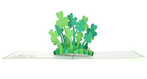 St. Patrick's Shamrock 3D Pop Up Greeting Card