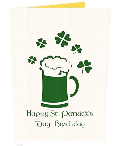 St. Patrick's Birthday 3D Pop Up Card