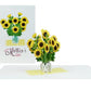 Garden Delight: Sunflower 3D Pop Up Greeting