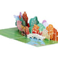 Cozy Countryside Home 3D Pop Up Card