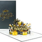 Commencement Cheers - 3D Pop-Up Graduation Greeting Card