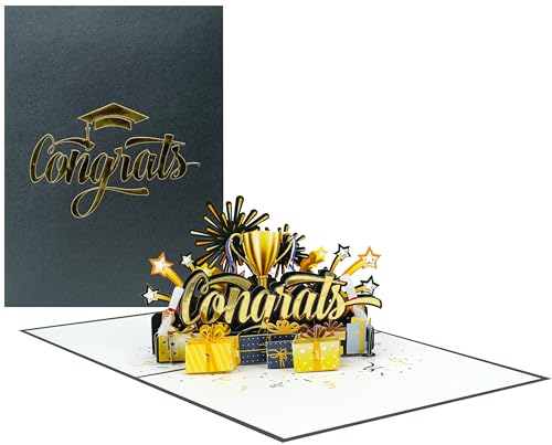 Commencement Cheers - 3D Pop-Up Graduation Greeting Card