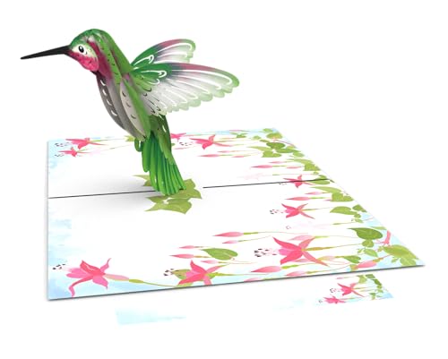 Inspirational Elegant Hummingbird 3D Pop Up Happy Mother's Day Greeting Card