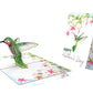 Inspirational Elegant Hummingbird 3D Pop Up Happy Mother's Day Greeting Card