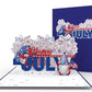 Fireworks Fest: 3D Fourth of July Pop-up Card