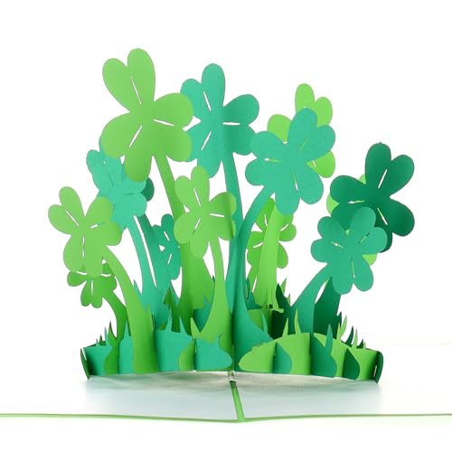 St. Patrick's Shamrock 3D Pop Up Greeting Card