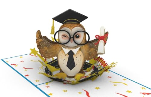 Smarty Owl Graduation Festivity 3D Pop-Up Card