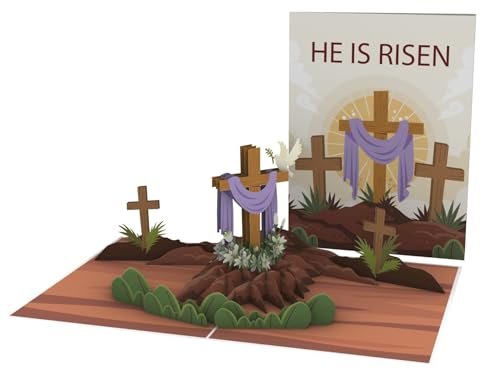 Happy Easter Resurrection 3D Pop Up Greeting Card