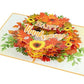 Thanksgiving Wreath of Fall 3D Pop Up Card