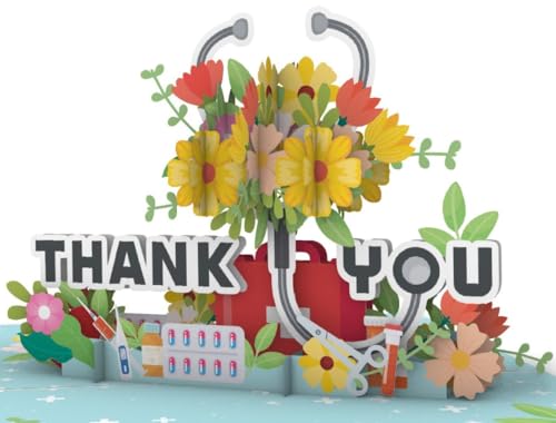 Grateful Heart Nurse Appreciation 3D Pop-Up Card