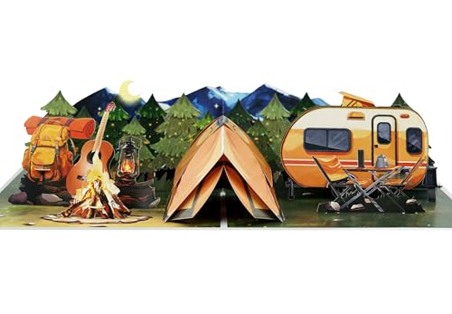 Nature Lovers Wilderness Adventure 3D Pop Up Card