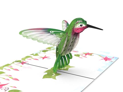 Inspirational Elegant Hummingbird 3D Pop Up Happy Mother's Day Greeting Card