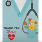 Grateful Heart Nurse Appreciation 3D Pop-Up Card