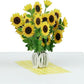 Garden Delight: Sunflower 3D Pop Up Greeting