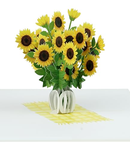 Garden Delight: Sunflower 3D Pop Up Greeting