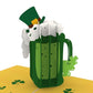 St. Patrick's Birthday 3D Pop Up Card