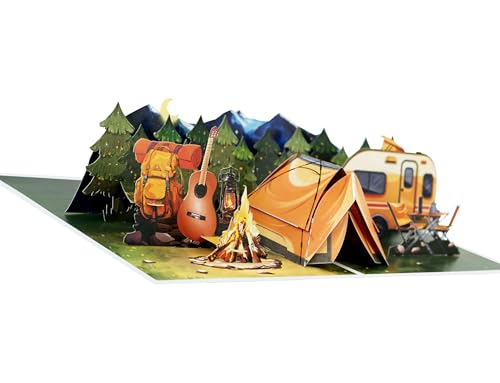 Nature Lovers Wilderness Adventure 3D Pop Up Card