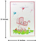 Pink Baby Stroller 3D Pop Up Greeting Card