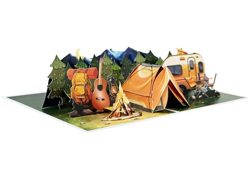 Nature Lovers Wilderness Adventure 3D Pop Up Card