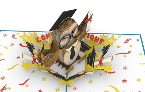 Smarty Owl Graduation Festivity 3D Pop-Up Card