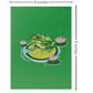 Green Leap of Joy: Vibrant Frog 3D Pop-Up Card