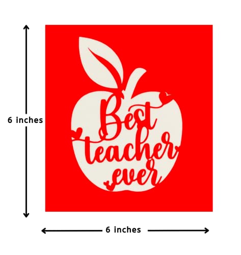 Best Teacher Ever 3D Pop Up Greeting Card