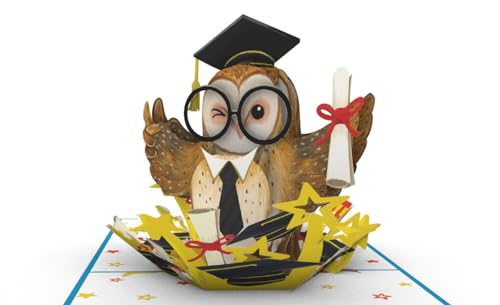 Smarty Owl Graduation Festivity 3D Pop-Up Card