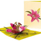 Inspirational Lily Bloom 3D Pop Up Greeting Card