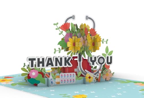 Grateful Heart Nurse Appreciation 3D Pop-Up Card